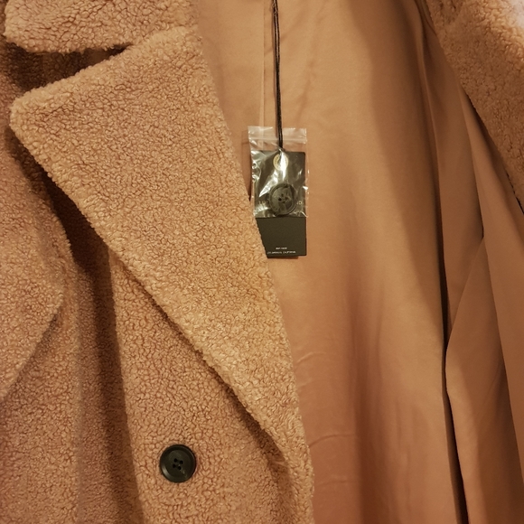 Lucky brand faux teddy fur coat in Large - Picture 10 of 10